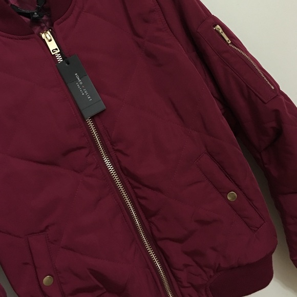 Romeo & Juliet Quilt Bomber Jacket - Picture 3 of 4