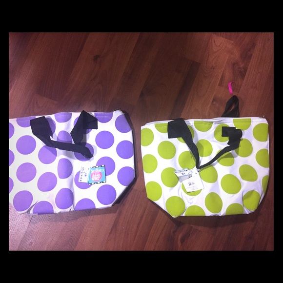 Polka Dot Insulated Tote