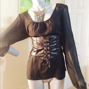 Mossimo  see through top