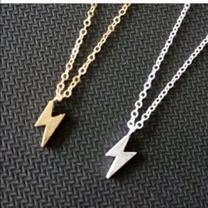 Thunder symbol necklace