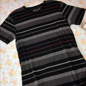 With Tags: Black V-Neck Retro Men's T-Shirt - M