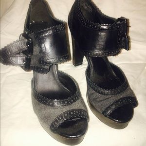 Grey and black Halogen Heels size 8