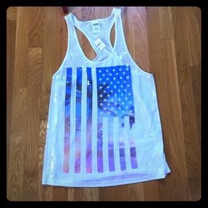 PINK American Flag Tank 🇺🇸