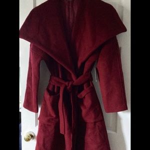 SALE: Anthropologie red coat by Capulet