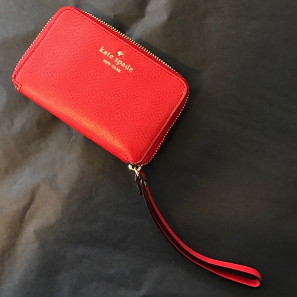 Kate Spade Red Wristlet / Wallet