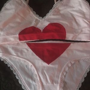 Victoria's Secret Valentine Bra and panty set