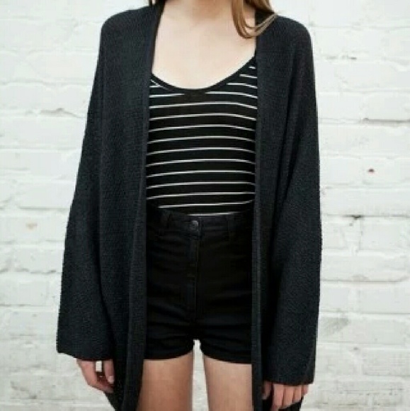 Brandy Melville Black Caroline Cardigan