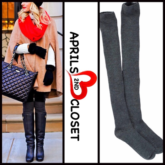 ❌SOLD❌❗1-HOUR SALE❗Over The Knee Boot Socks - Picture 4 of 4