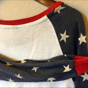 Patriotic long sleeve tee shirt