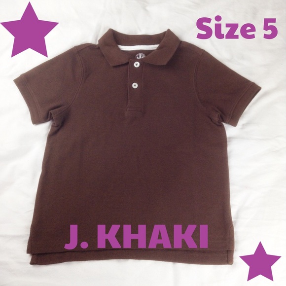 J. KHAKI Boys Brown Polo