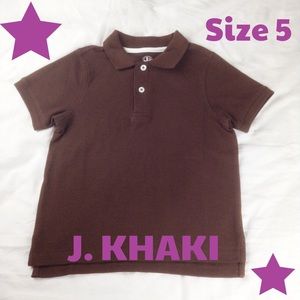 J. KHAKI Boys Brown Polo