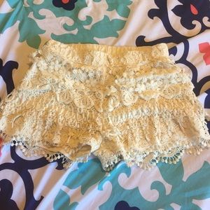 Lace shorts