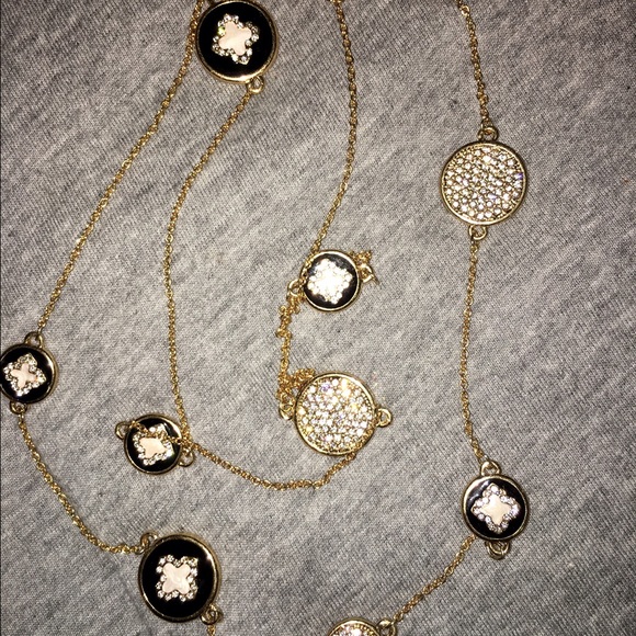 gold later necklace