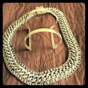 Chain Necklace and arm bracelet