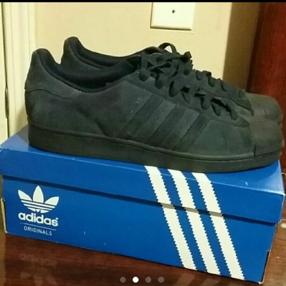 Size 12 indigo suede adidas - Picture 2 of 3