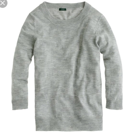 J Crew Gray Tippi Sweater