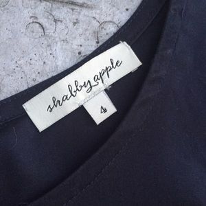 Shabby Apple Dresses - Shabby Apple Saylor Navy Fit and Flare Dress Shabby Apple Dresses - Shabby Apple Saylor Navy Fit and Flare Dress