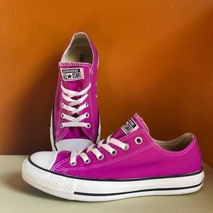 Purple Converse Low Tops Women's Size 9