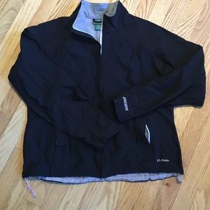 LLBean black windstopper jacket