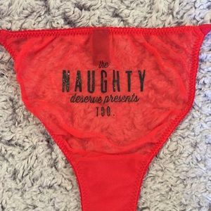 NWOT Victoria's Secret Holiday Panties - Size S