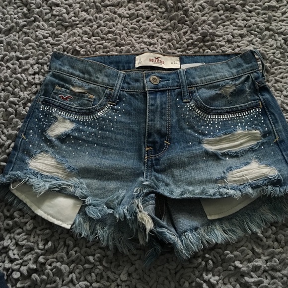 Hollister jeans shorts size 0 - Picture 1 of 4