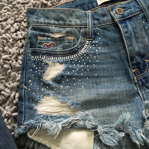 Hollister jeans shorts size 0 - Picture 2 of 4
