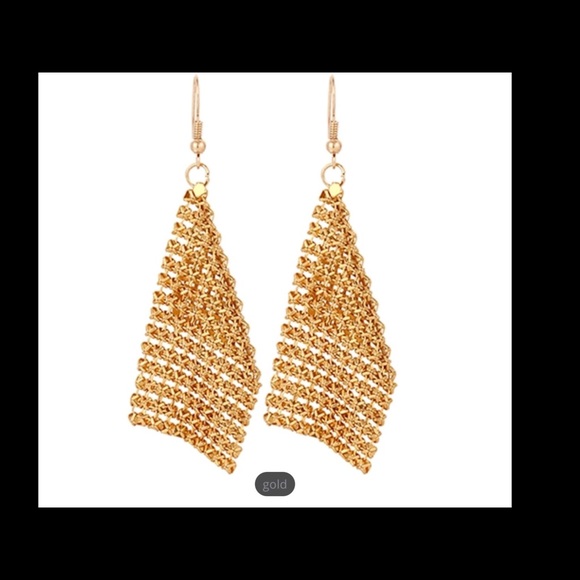 Dangle long earrings - Picture 2 of 4