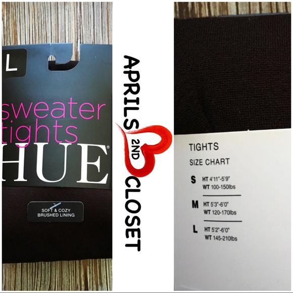 HUE BLACK SWEATER TIGHTS - Picture 3 of 6