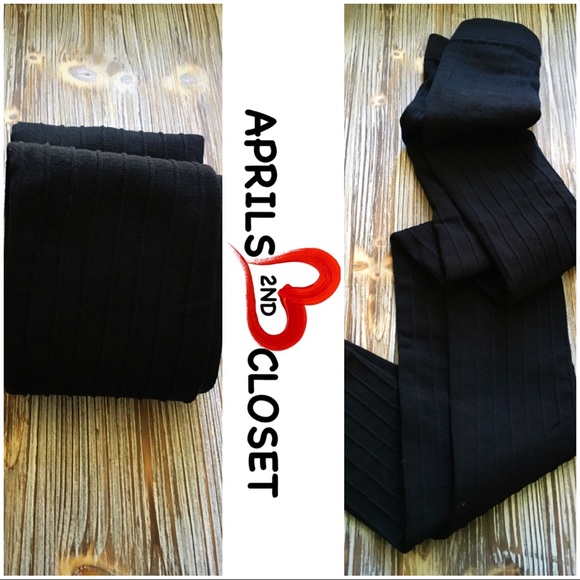 HUE BLACK SWEATER TIGHTS - Picture 4 of 6