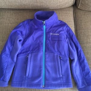 Girls Columbia fleece jacket