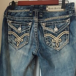 BKE Rock Revival 25 Light Wash Jeans