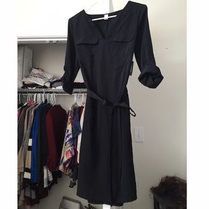NWT Long Sleeved Black Dress
