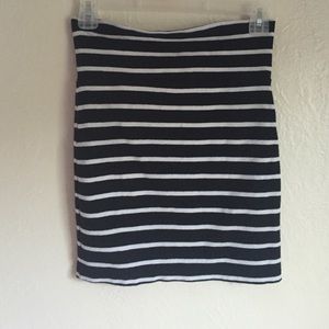 F21 Striped Pencil Skirt