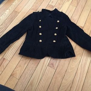 Little girls military coat