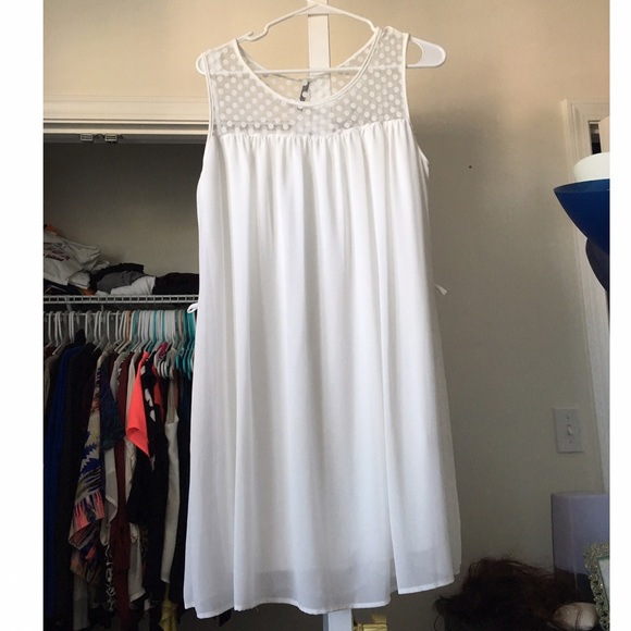 Sleeveless White Dress NWT