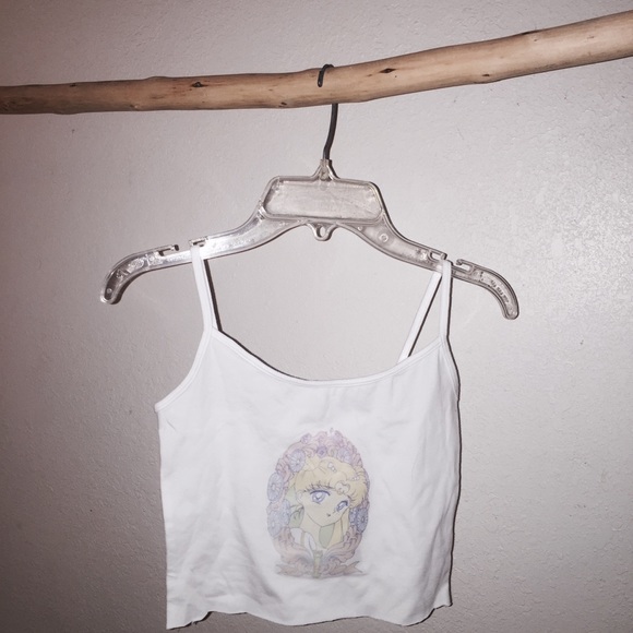Hot Topic Tops - Pastel Sailor Moon Crop Top