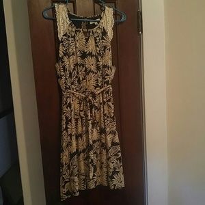 Navy and cream Ya dress