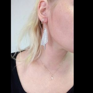 Dangle long earrings
