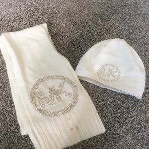 Michael Kors scarf and hat