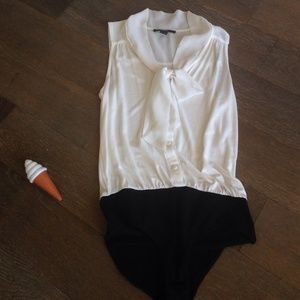 Button up tank bodysuit