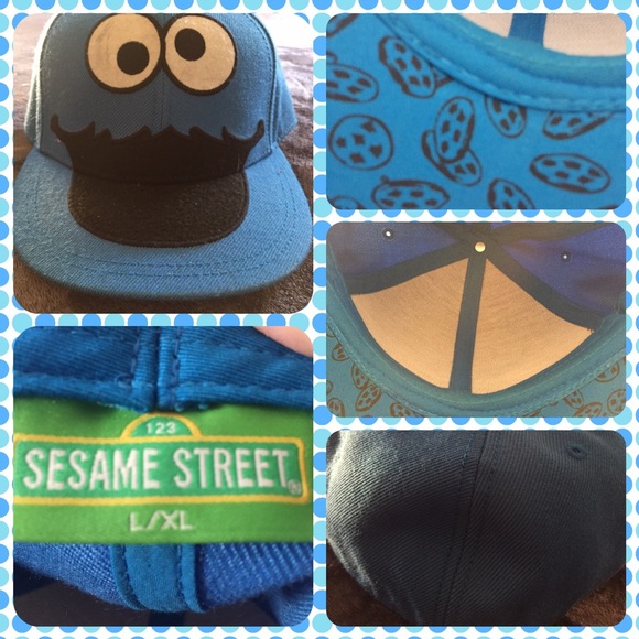 Sesame Street Other - Like New Sesame Street Cookie Monster Baseball Hat