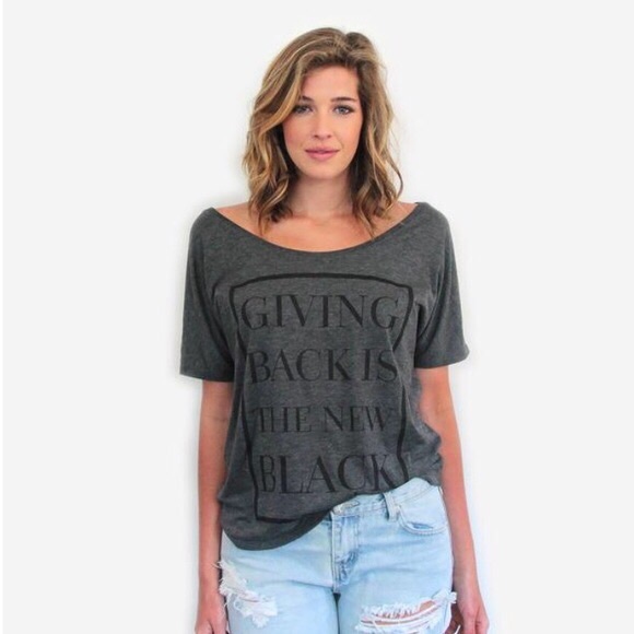 Giving Back Dolman Tee - Picture 2 of 4