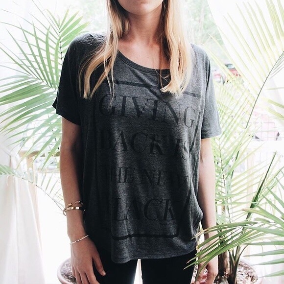 Giving Back Dolman Tee - Picture 4 of 4