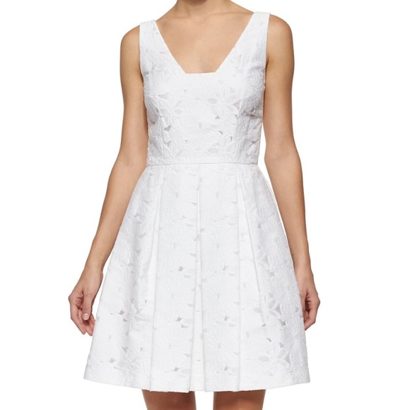 Trina Turk Joanne Lace Pleated Dress