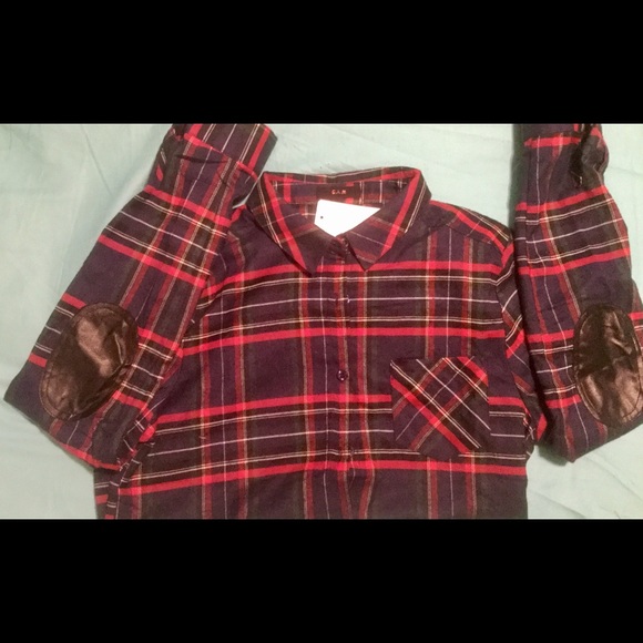 Plaid Button down - Picture 3 of 3