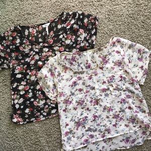Two Floral Tops for One