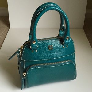 Kate Spade teal leather handbag