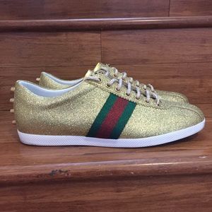 Gucci Glitter Web Sneaker