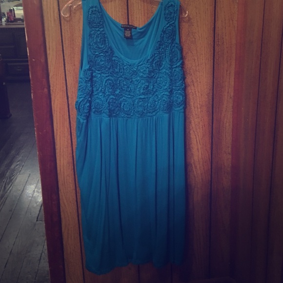 Blue dress