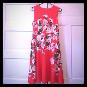 Tropical orange dress from New York & Co. NWT